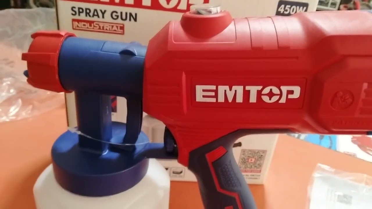 video Pistolete boje elektrike 450W EMTOP ESGN35001