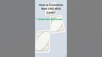 How to customize new UNO wild cards? #uno