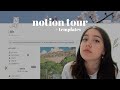 how i organise my life with notion | updated tour + templates