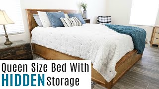 Building A Queen Size Storage Bed