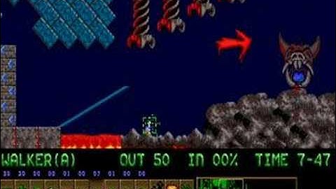 Lemmings custom - One lemming hellbound