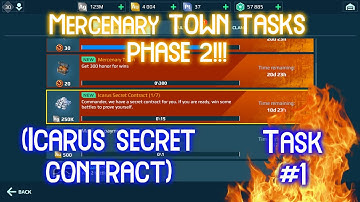 Icarus Secret Mission #1 - Mercenary Event Special Tasks Phase 2! - War Robots [WR]