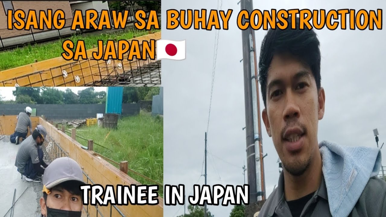 ISANG ARAW SA BUHAY CONSTRUCTION SA JAPAN | BUHAY TRAINEE SA JAPAN🇯🇵