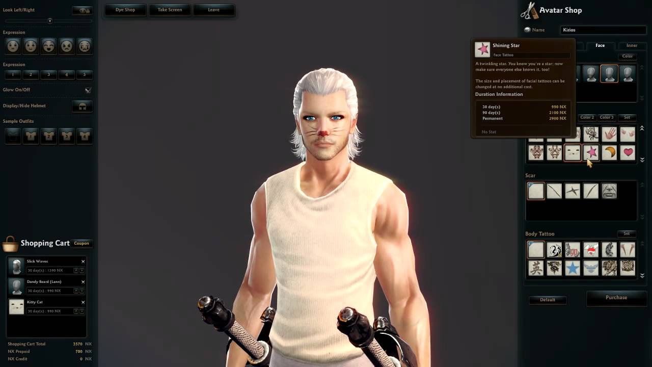 Vindictus - Lann Создание персонажа и Avatar Shop