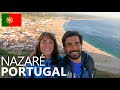 Las playas con las OLAS MAS GRANDES DEL MUNDO 🌊 Nazaré, Portugal |   VUELTALMUN