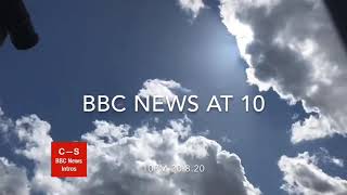BBC News at Ten intro - countdown 84 seconds - 10pm 20.8.20