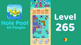 Hole Pool All People Level 265 Walkthrough 🎯 | Color Match Puzzle Gameplay | Mini Boss