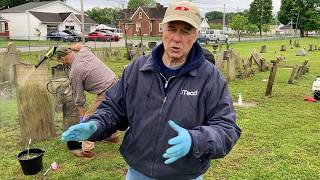 2026-05-09 John Purdum on grave marker class