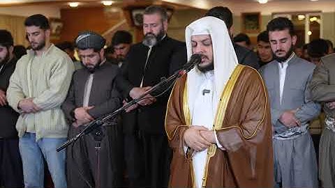 لأول مرة القارئ الشيخ هيثم الدخين في کردستان العراق تلاوة خاشعة في جامع حاجي مصطفى علي بمدينة رانية