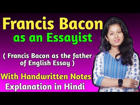 bacon as father of english essay