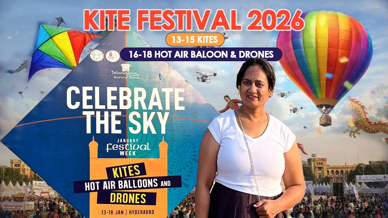 International Kite Festival 2026 Hyderabad || Hyderabad Kite Festival 2026 || Parade Grounds