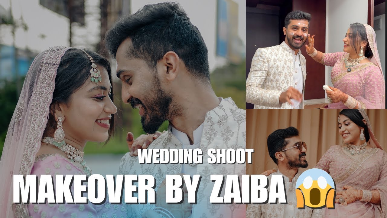 Zaiba ഞങ്ങളെ ഒരുക്കി 😱 WEDDING SHOOT ❤️