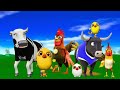 El Toro Loco 🐂 Tractor Run Pollito Pío 3D Pollito Pío 3D Granja Race 🚜 Toro vs Tractor Full Action