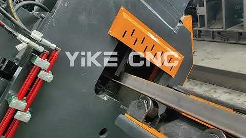 YK-APM1616 high speed CNC punching, marking and shearing machine line for the angles