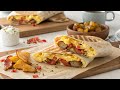 The Supreme Breakfast Crunch wrap #breakfast crunch wrap #breakfast