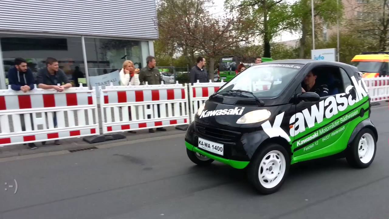 Smart With Kawasaki Zzr 1400 Engine Youtube
