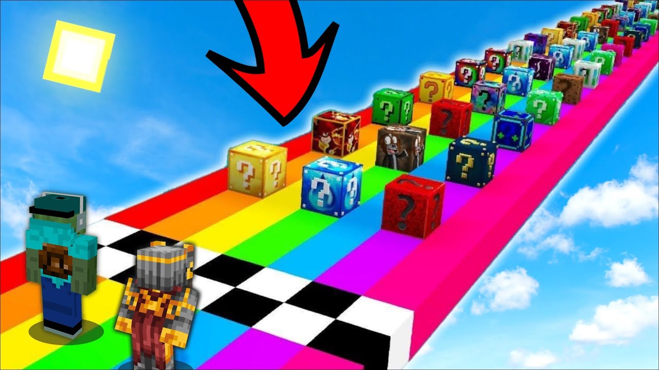Minecraft SURVIVE THE TIK TOK LUCKY BLOCKS CHALLENGE !! DON'T DIE TO