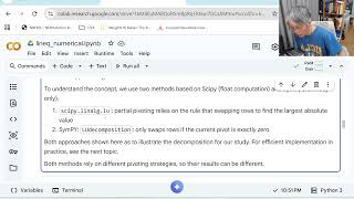 Matrix decomposition: Python demo on LU factorization