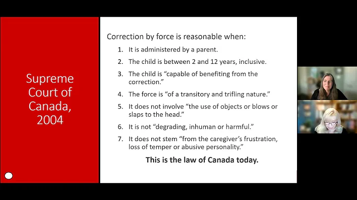 Canada's Children Deserve Protection From Violence...