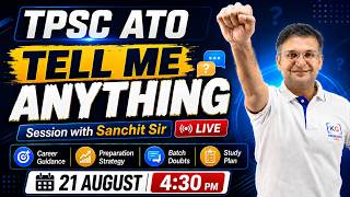 ✨ Tell me anything session by Sanchit sir |  TPSC 2026 |🔥LIVE on KnowledgeGate | ⏰ 4:30 PM