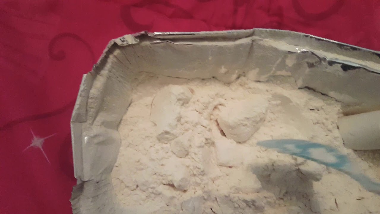 Cornstarch very powdery & Chalk YouTube