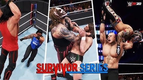 WWE 2K20: Survivor Series 2019 Full Show - Prediction Highlights