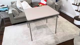 Unboxing the Cosco Folding table