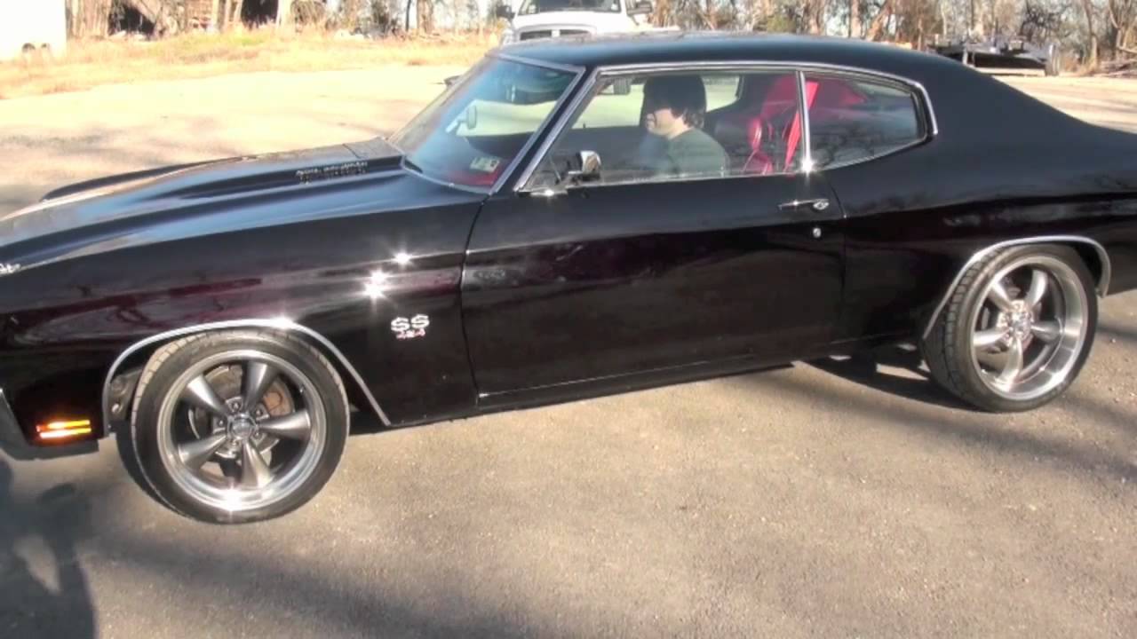 1970 Chevelle 454 auto Black Cherry - YouTube