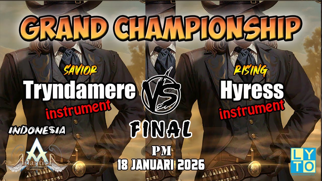 Final Tryndamere vs Hyress PM Grand Championship 18 Januari 2026 | Atlantica Rebirth Indonesia
