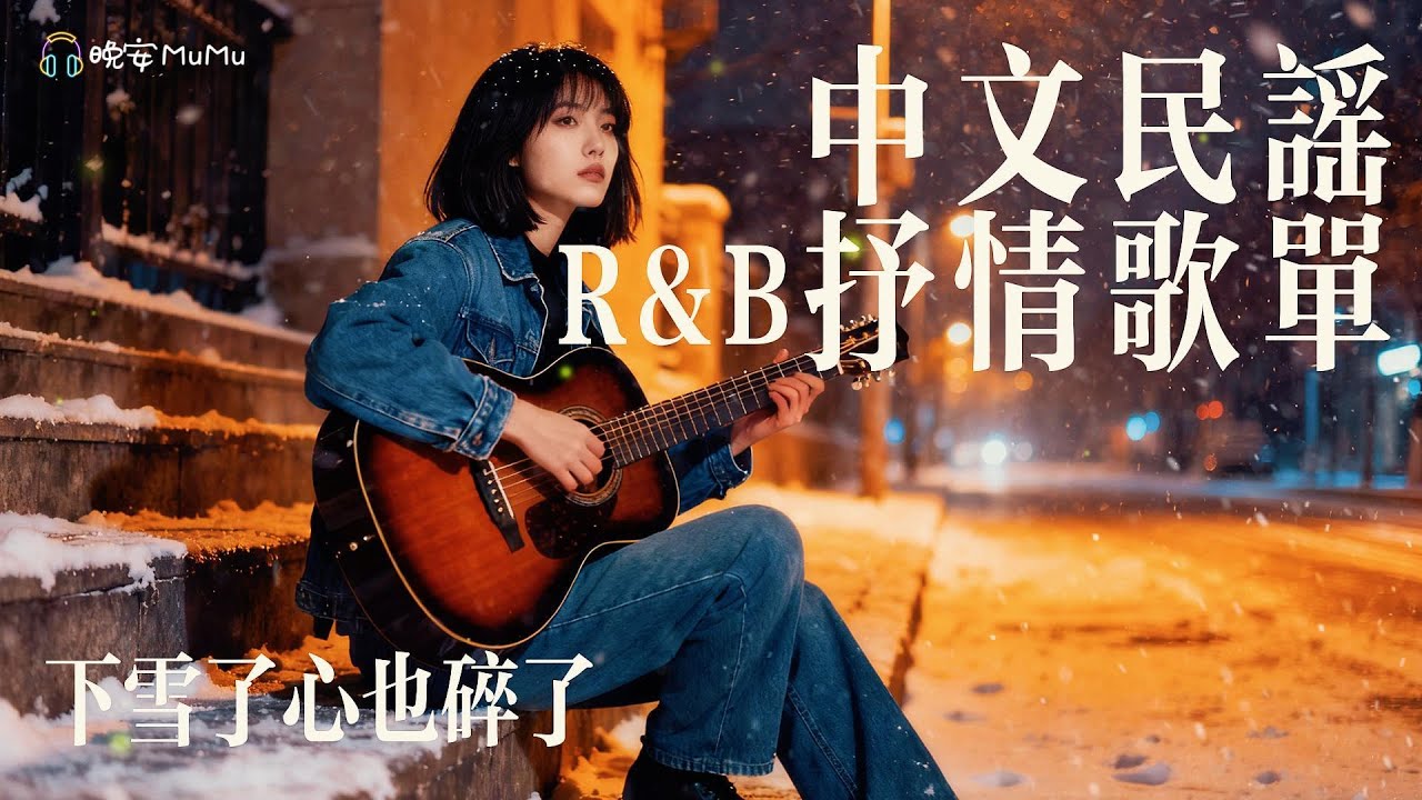 【中文民谣抒情R&B歌單】好想去看雪，好想去旅行｜感性歌單推薦 💿 工作・讀書・放鬆專用BGM｜最怕Rapper唱情歌