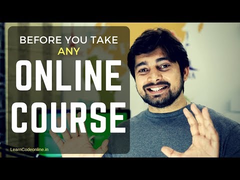 Before you take any online course