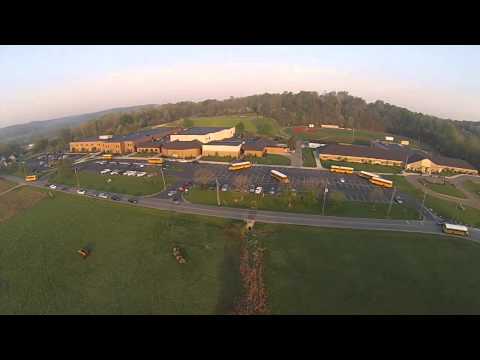 Logan-Hocking Middle School Traffic Video From The Air.