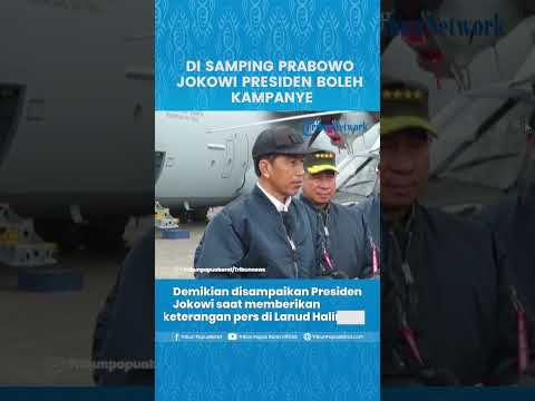 Di Samping Prabowo, Jokowi: Presiden Boleh Kampanye dan Memihak, Ini Syaratnya