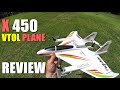 Wltoys XK X450 Aviator VTOL Plane - Full Review & Silly Crash Testing (Will it BREAK!?)