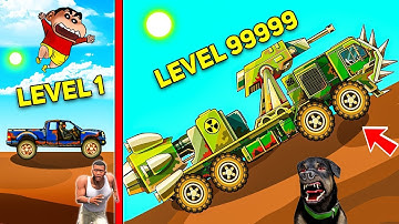 SHINCHAN Fighting ZOMBIES in EARN TO DIE 2 and UPGRADE HIS SUPERCAR | DREAM SQUAD