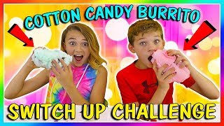 cotton candy burrito ingredient switch up challenge we are the davises