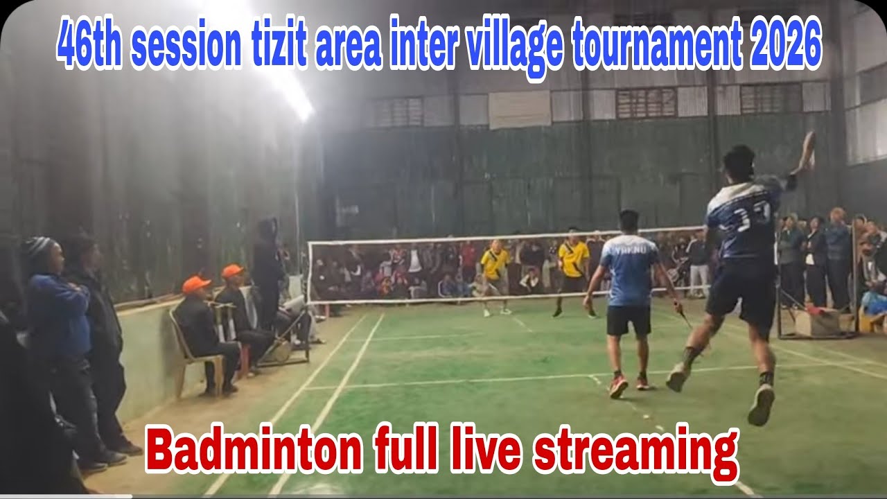 Bedminton full live streaming 46th session Tizit area inter village tournament 2026