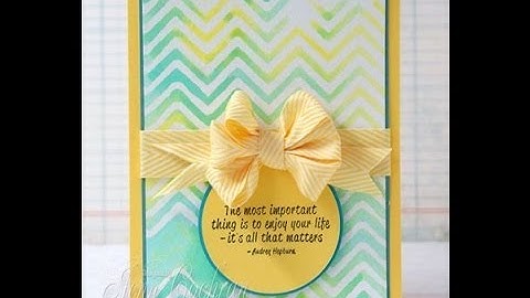 Embossing Folder Stamping By Jenn Cochran