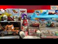 Disney pixar cars on the road collection unboxing review dinosaur playground with lightning mcqueen