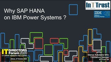 Why SAP HANA on IBM POWER Systems