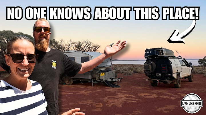 CAMPING ON THE EDGE OF A REMOTE SALT LAKE! Our Most Isolated Camp Yet! - Caravanning Australia E135