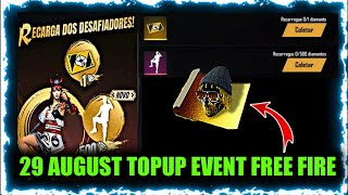 Next topup event free fire | tomorrow top up in 29 august upcoming
fir...