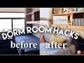 DORM ROOM HACKS | easy decorating tips & tricks