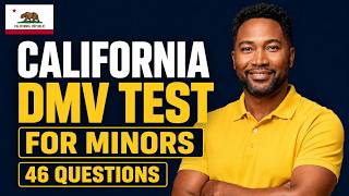 California DMV Permit Practice Test 2026 46 Questions Under 18