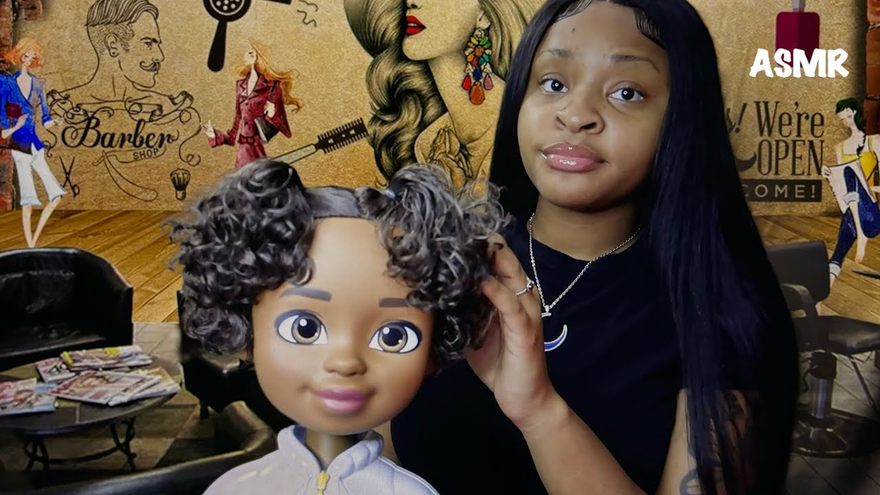 ASMR | Ghetto Hair Salon But Karma Visits Role Play W/ Gum Chewing! 💆🏽‍♀️