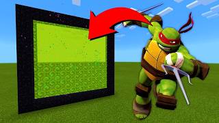 How To Make A Portal To The Teenage Mutant Ninja Turtles Dimension in Minecraft!
