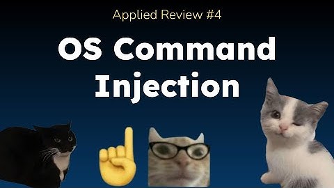 OS Command Injection | Applied Review #4