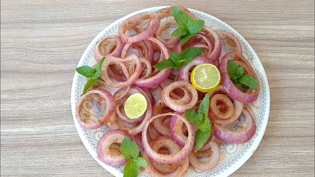 Onion Salad 🥗 Restaurant Style | Laccha Pyaz Recipe |