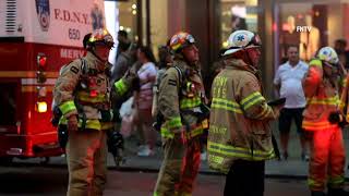 Heavy Smoke in Midtown Manhattan caused by Fire