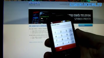 How to UNLOCK SAMSUNG S3650 Corby via code - How to Enter Code